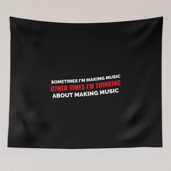 Item preview, Thinking About Making Music, Beatmaker designed and sold by ilovetshirts87.