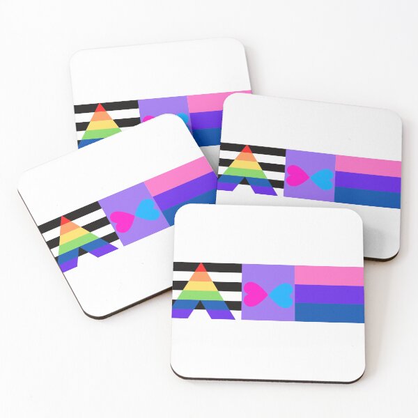Item preview, Ally and Bisexual Couple Pride Flag Pink and Blue designed and sold by Derians.