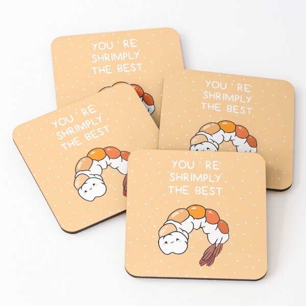 Item preview, Shrimply the best shrimp! designed and sold by LeonRömer.