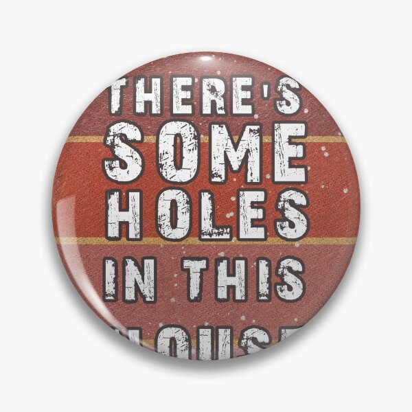 Item preview, THERE'S SOME HOLES IN THIS HOUSE VINTAGE RETRO FUNNY DESIGN designed and sold by thebaronart.