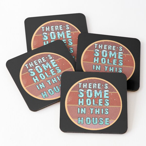 Item preview, THERE'S SOME HOLES IN THIS HOUSE VINTAGE RETRO FUNNY DESIGN designed and sold by thebaronart.