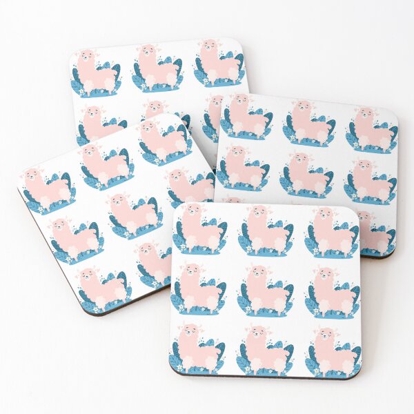 Item preview, Cute Pink Llama Alpaca Pattern designed and sold by Borislav Shekerdzhiyski.
