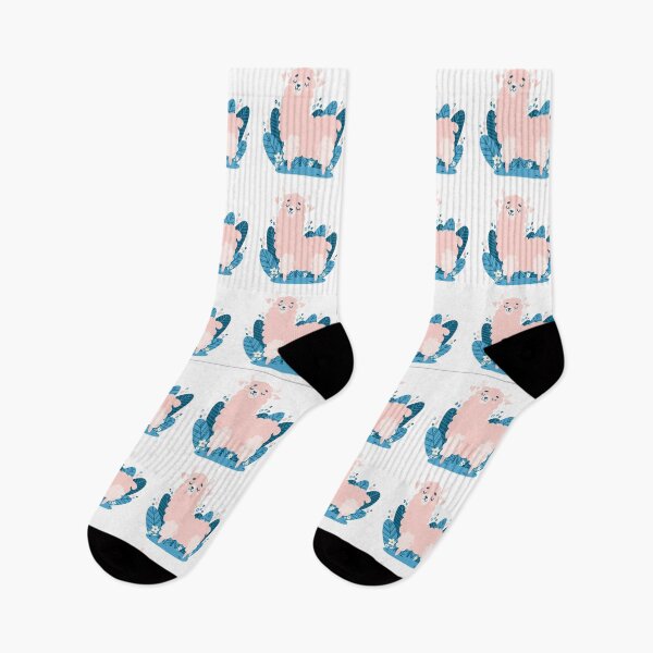 Item preview, Cute Pink Llama Alpaca Pattern designed and sold by Borislav Shekerdzhiyski.