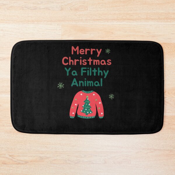 Item preview, Merry Christmas Ya Filthy Animal, Ugly Sweater designed and sold by Echo Dusk.