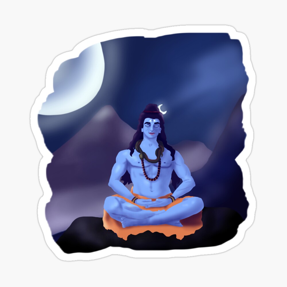 Lord Shiva Meditating 