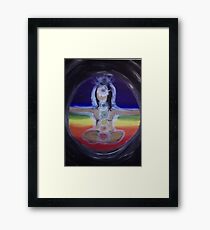 Chakra Yogi (Girl) Framed Print