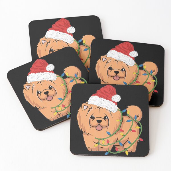 Item preview, Chow Chow Christmas Chow Chow With Santa Hat designed and sold by ManishDayal.