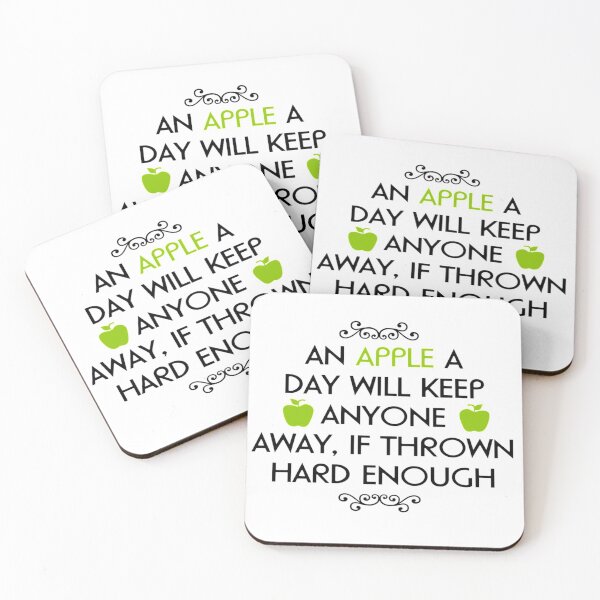Item preview, Apple a Day Anti Social Funny designed and sold by Original Cheddar.