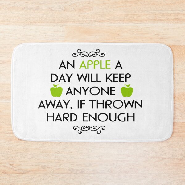 Item preview, Apple a Day Anti Social Funny designed and sold by Original Cheddar.