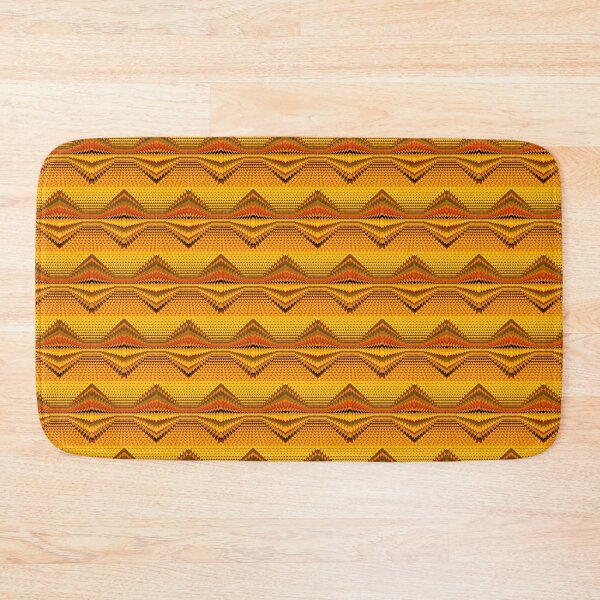 Item preview, Colorama energizing pattern orange diamonds designed and sold by Joie-et-Poesie.