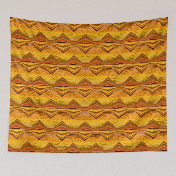 Item preview, Colorama energizing pattern orange diamonds designed and sold by Joie-et-Poesie.