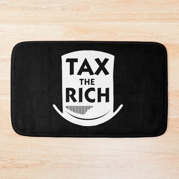 Item preview, tax the rich - black designed and sold by Funny Tee.