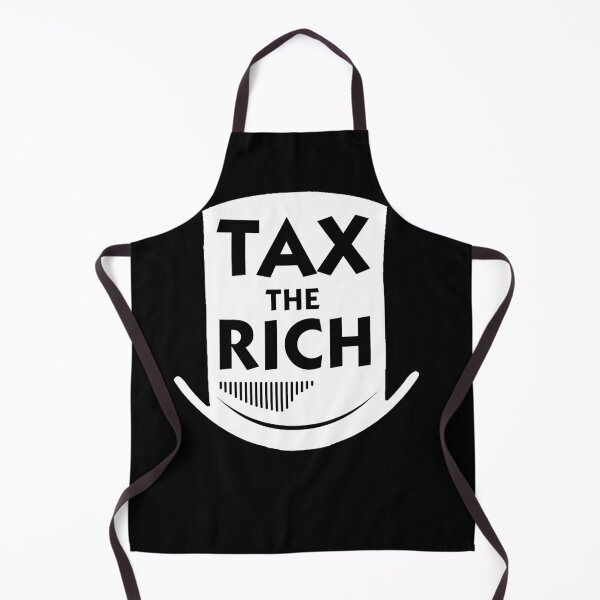 Item preview, tax the rich - black designed and sold by Funny Tee.
