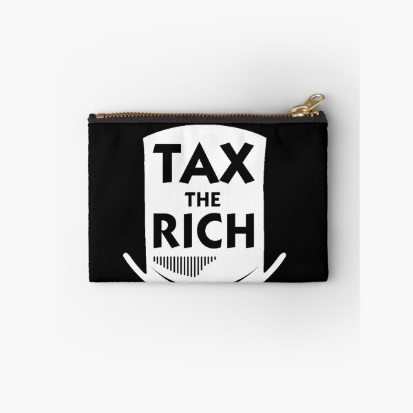 Item preview, tax the rich - black designed and sold by Funny Tee.