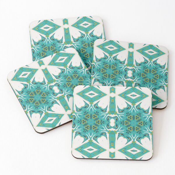 Item preview,  Teal Appeal 1 Surface Pattern Artist Jenny Meehan  designed and sold by Jenny Meehan Art Prints and Patterns  .