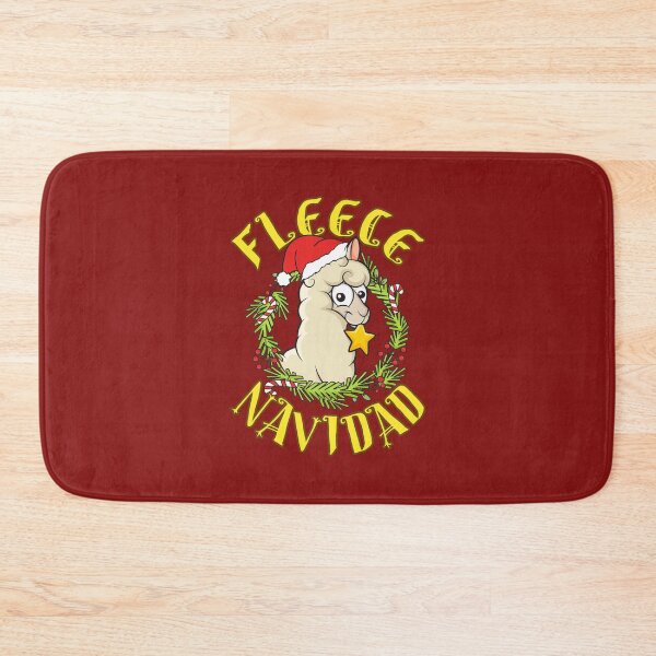 Item preview, Fleece Navidad Alpaca Christmas designed and sold by jaygo.