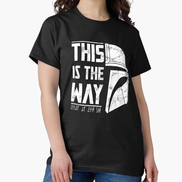 Vista previa del artículo con la obra «This is the way - Black», diseñado y vendido por Lab___Rat.