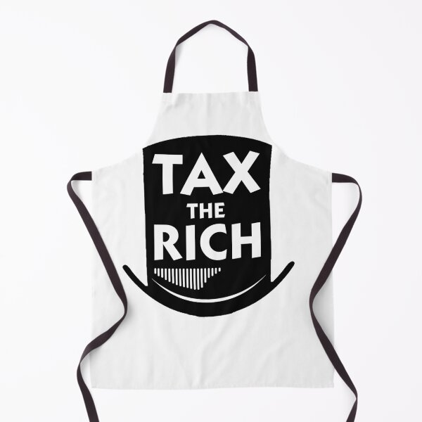 Item preview, tax the rich - white designed and sold by Funny Tee.