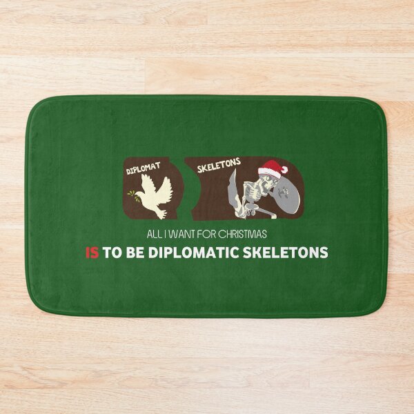 Item preview, All I Want For Christmas Is to Be Diplomatic Skeletons - Board Games Design - Board Game Art designed and sold by MeepleDesign.