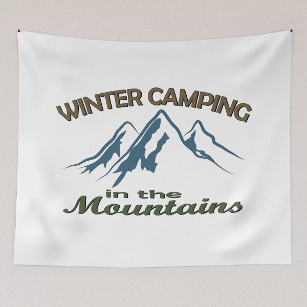 Item preview, Winter Camping in The Mountains designed and sold by zurion.
