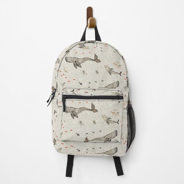 Item preview, Whales and leaves designed and sold by Petit Faon Prints.