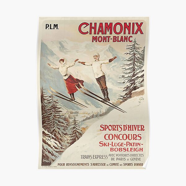 Vintage Ski Posters for Sale Redbubble