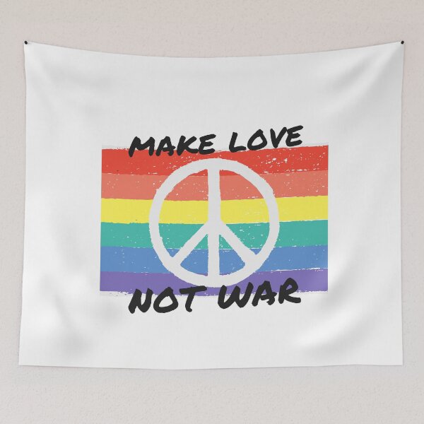 Item preview, make love not war designed and sold by maichix.