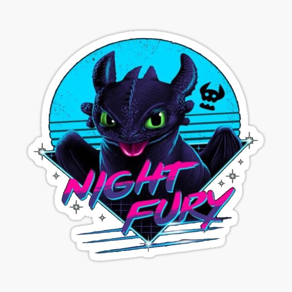 Night Dragon / Dragon Trainer Premium Vinyl Sticker – Hand Over the Hero