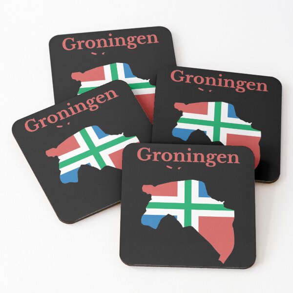 Item preview, Groningen Province Map flag , Netherlands. designed and sold by marosharaf.