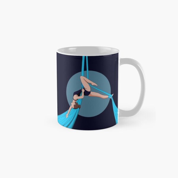 Aerial Silks Artist Blue Classic Mug