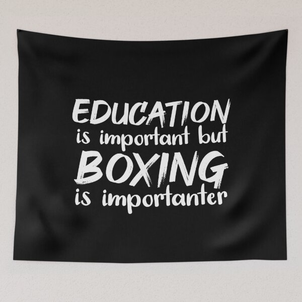 Item preview, Education Is Important But Boxing Importanter designed and sold by jacks-tees.