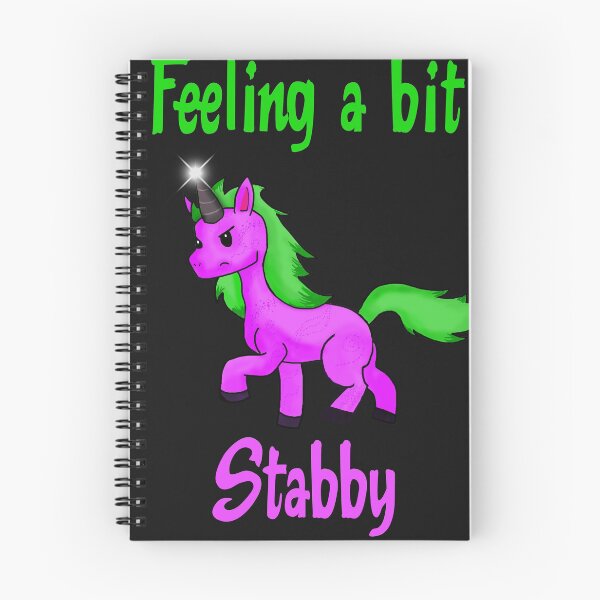 Item preview, Feeling a bit Stabby unicorn designed and sold by Crystalsgraphix.