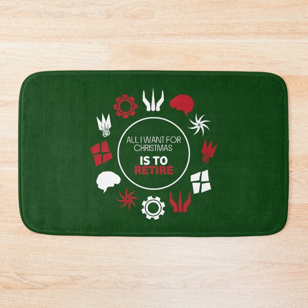 Item preview, All I Want For Christmas Is To Retire - Board Games Design - Board Game Art designed and sold by MeepleDesign.