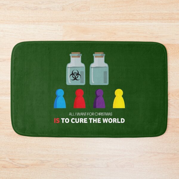 Item preview, All I Want For Christmas Is To Cure The World - Board Games Design - Board Game Art designed and sold by MeepleDesign.