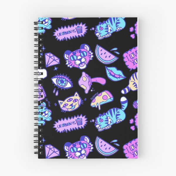 Aperçu de l'œuvre  Palette de couleurs alt design pastel fou 2 créée et vendue par doodletiger.
