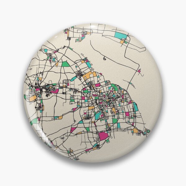 Item preview, Shanghai, China Street Map designed and sold by A Deniz Akerman.