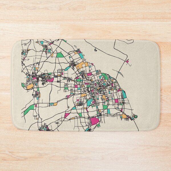 Item preview, Shanghai, China Street Map designed and sold by A Deniz Akerman.
