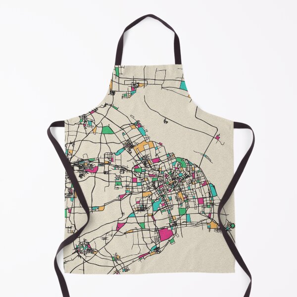Item preview, Shanghai, China Street Map designed and sold by A Deniz Akerman.