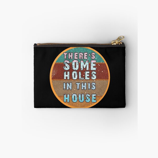 Item preview, THERE'S SOME HOLES IN THIS HOUSE VINTAGE RETRO FUNNY DESIGN designed and sold by thebaronart.