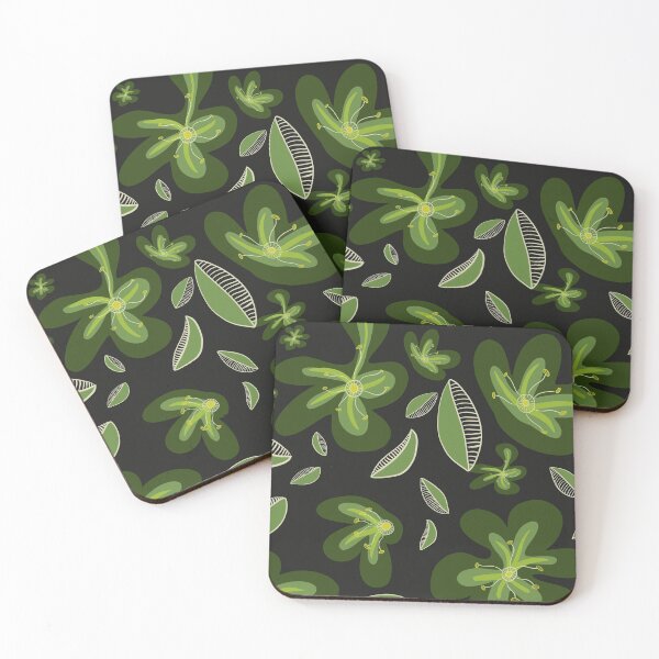 Item preview, Crazy leaves on a midnight blue designed and sold by Wildwagner.