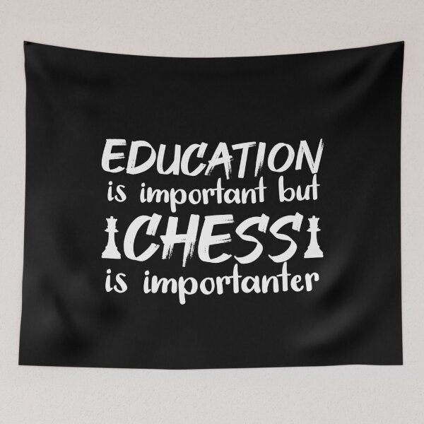 Item preview, Education Is Important But Chess Importanter designed and sold by jacks-tees.