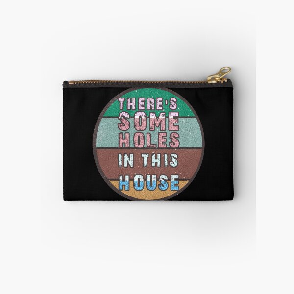 Item preview, THERE'S SOME HOLES IN THIS HOUSE VINTAGE RETRO FUNNY DESIGN designed and sold by thebaronart.