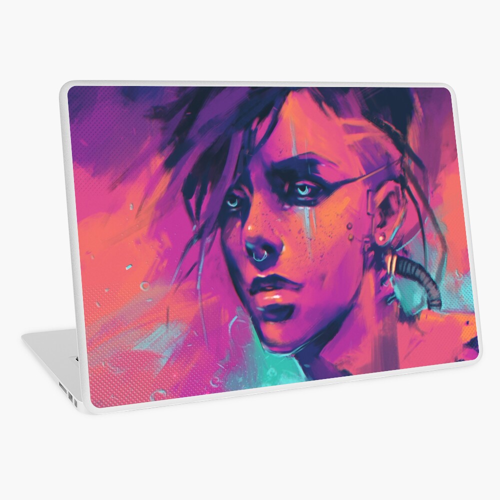 Cyan Laptop Skin
