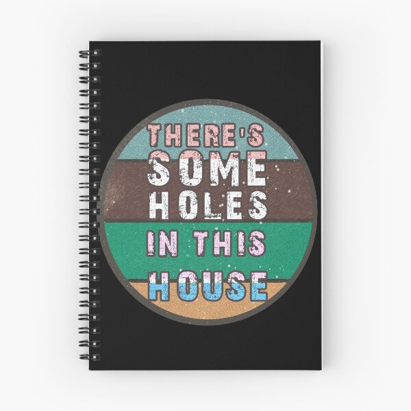 Item preview, THERE'S SOME HOLES IN THIS HOUSE VINTAGE RETRO FUNNY DESIGN designed and sold by thebaronart.