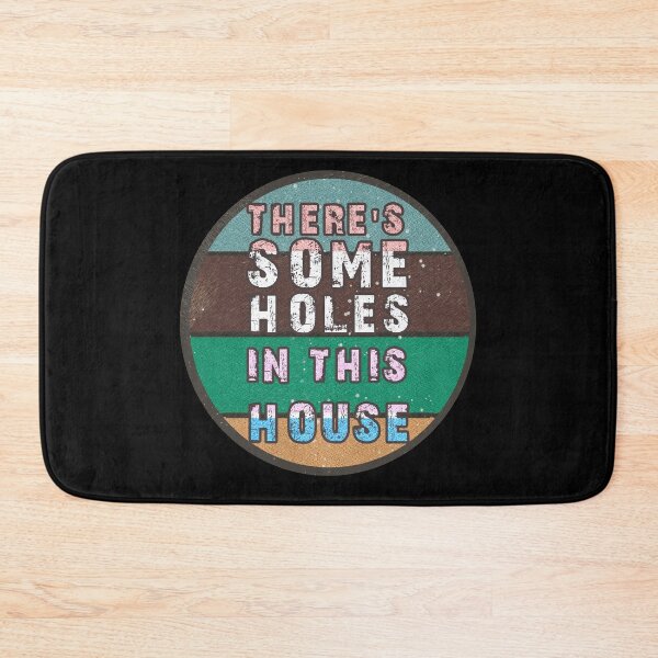 Item preview, THERE'S SOME HOLES IN THIS HOUSE VINTAGE RETRO FUNNY DESIGN designed and sold by thebaronart.