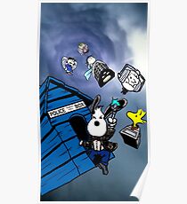 snoopy police box Poster