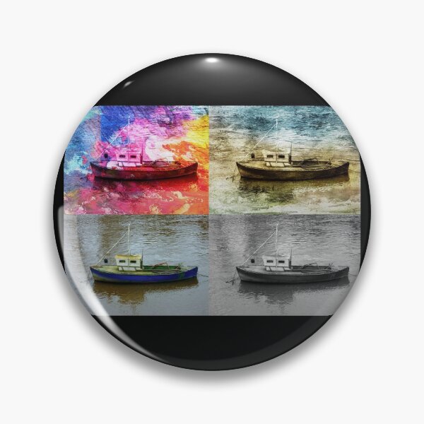 Item preview, Collage of a Tugboat in York, Yorkshire, UK designed and sold by PicsByTony.