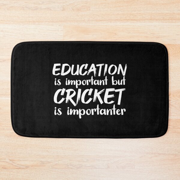 Item preview, Education Is Important But Cricket Is Importanter designed and sold by jacks-tees.