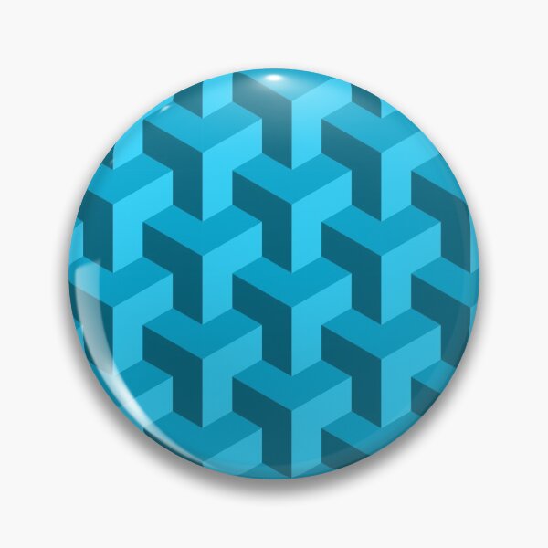 Item preview, Blue geometric seamless cube pattern. Geomatric line pattern. designed and sold by TashaVector.