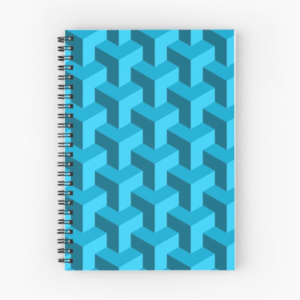 Item preview, Blue geometric seamless cube pattern. Geomatric line pattern. designed and sold by TashaVector.
